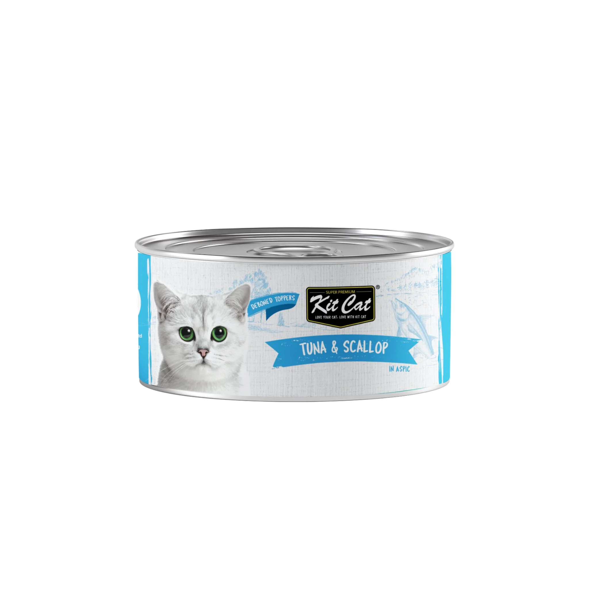 Kit Cat Deboned Tuna & Scallop Wet Food For Cat - 80g - Image 3